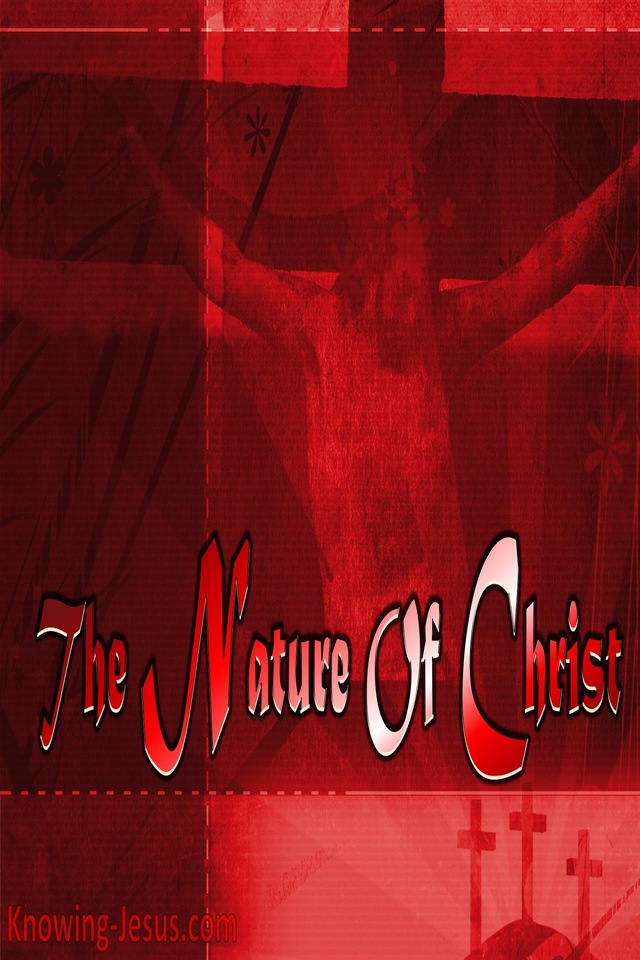 The Nature Of Christ (devotional)10-22 (red)